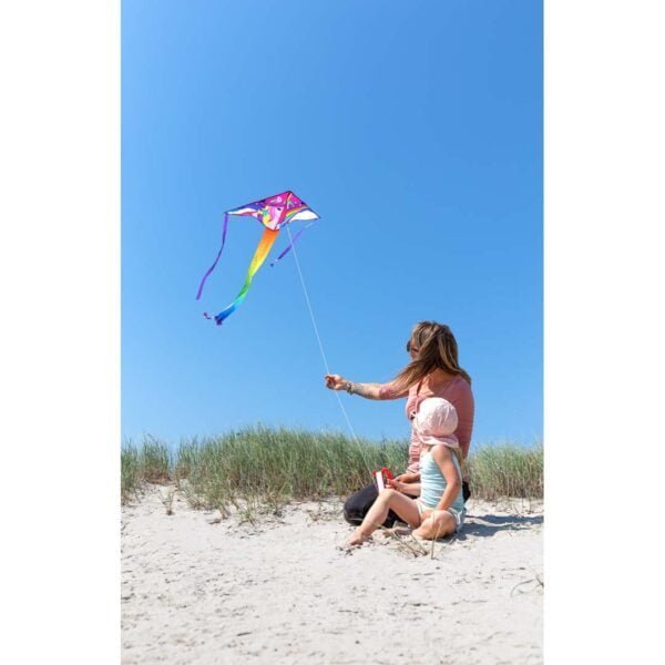 Simple Flyer Unicorn 兒童風箏5 歲以上42x85 厘米包括 17kp 聚酯繩