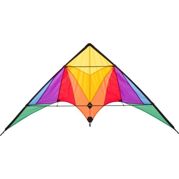 箏有你的 特技風箏 Trigger Rainbow 特技風箏14 歲以上90x175 厘米包括 40kp 聚酯線2x25m